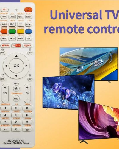 Controle remoto universal rm l1130 x para todas as tv, tv, rm l113 12 rm l1130 8