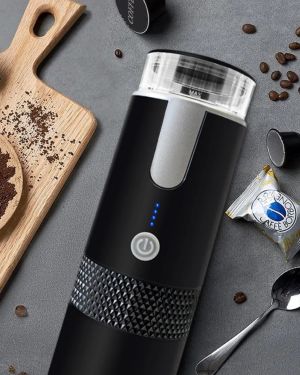 Máquina de café elétrica sem fio portátil a  bateria, totalmente automática!🥰